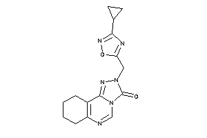 2-[(3-cyclopropyl-1,2,4-oxadiazol-5-yl)methyl]-7,8,9,10-tetrahydro-[1,2,4]triazolo[4,3-c]quinazolin-3-one