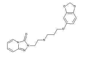 2-[2-[3-(1,3-benzodioxol-5-yloxy)propylthio]ethyl]-[1,2,4]triazolo[4,3-a]pyridin-3-one