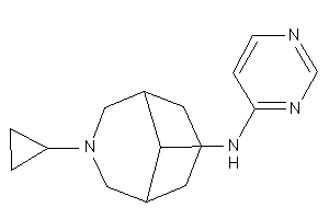 Image of (3-cyclopropyl-3-azabicyclo[3.3.1]nonan-9-yl)-(4-pyrimidyl)amine