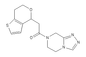 2-(6,7-dihydro-4H-thieno[3,2-c]pyran-4-yl)-1-(6,8-dihydro-5H-[1,2,4]triazolo[4,3-a]pyrazin-7-yl)ethanone