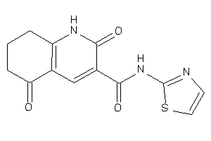 Image of 2,5-diketo-N-thiazol-2-yl-1,6,7,8-tetrahydroquinoline-3-carboxamide