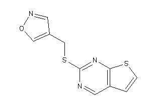 Image of 4-[(thieno[2,3-d]pyrimidin-2-ylthio)methyl]isoxazole