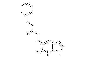 Image of 3-(6-keto-1,7-dihydropyrazolo[3,4-b]pyridin-5-yl)acrylic Acid Benzyl Ester