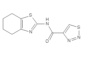 N-(4,5,6,7-tetrahydro-1,3-benzothiazol-2-yl)thiadiazole-4-carboxamide
