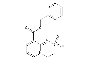 2,2-diketo-3,4-dihydropyrido[2,1-c][1,2,4]thiadiazine-9-carboxylic Acid Benzyl Ester