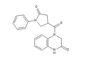 4-(5-keto-1-phenyl-pyrrolidine-3-carbonyl)-1,3-dihydroquinoxalin-2-one