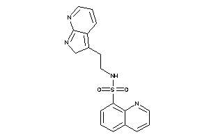 N-[2-(2H-pyrrolo[2,3-b]pyridin-3-yl)ethyl]quinoline-8-sulfonamide