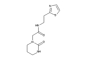 2-(2-ketohexahydropyrimidin-1-yl)-N-(2-thiazol-2-ylethyl)acetamide