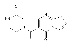 6-(3-ketopiperazine-1-carbonyl)thiazolo[3,2-a]pyrimidin-5-one