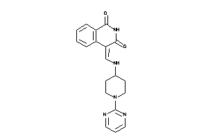 Image of 4-[[[1-(2-pyrimidyl)-4-piperidyl]amino]methylene]isoquinoline-1,3-quinone