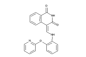 4-[[2-(2-pyridyloxy)anilino]methylene]isoquinoline-1,3-quinone