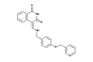 4-[[[4-(3-pyridylmethoxy)benzyl]amino]methylene]isoquinoline-1,3-quinone