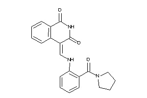 4-[[2-(pyrrolidine-1-carbonyl)anilino]methylene]isoquinoline-1,3-quinone