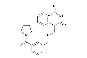 4-[[[3-(pyrrolidine-1-carbonyl)benzyl]amino]methylene]isoquinoline-1,3-quinone