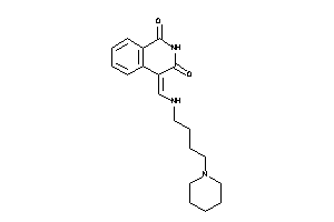 4-[(4-piperidinobutylamino)methylene]isoquinoline-1,3-quinone