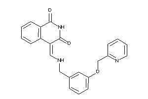 Image of 4-[[[3-(2-pyridylmethoxy)benzyl]amino]methylene]isoquinoline-1,3-quinone