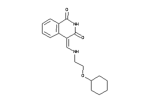 Image of 4-[[2-(cyclohexoxy)ethylamino]methylene]isoquinoline-1,3-quinone