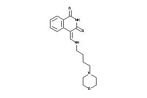 Image of 4-[(4-morpholinobutylamino)methylene]isoquinoline-1,3-quinone