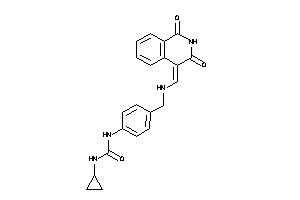 Image of 1-cyclopropyl-3-[4-[[(1,3-diketo-4-isoquinolylidene)methylamino]methyl]phenyl]urea