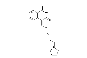 4-[(4-pyrrolidinobutylamino)methylene]isoquinoline-1,3-quinone