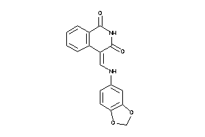 4-[(1,3-benzodioxol-5-ylamino)methylene]isoquinoline-1,3-quinone