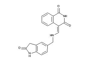 Image of 4-[[(2-ketoindolin-5-yl)methylamino]methylene]isoquinoline-1,3-quinone