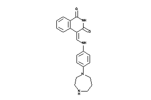 Image of 4-[[4-(1,4-diazepan-1-yl)anilino]methylene]isoquinoline-1,3-quinone