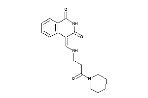 4-[[(3-keto-3-piperidino-propyl)amino]methylene]isoquinoline-1,3-quinone