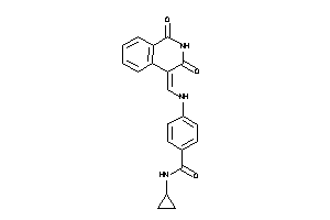 N-cyclopropyl-4-[(1,3-diketo-4-isoquinolylidene)methylamino]benzamide