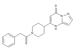 5-[1-(2-phenylacetyl)-4-piperidyl]-4H-pyrazolo[1,5-a]pyrimidin-7-one