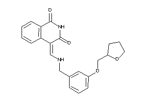 4-[[[3-(tetrahydrofurfuryloxy)benzyl]amino]methylene]isoquinoline-1,3-quinone