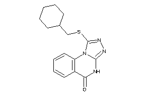 Image of 1-(cyclohexylmethylthio)-4H-[1,2,4]triazolo[4,3-a]quinazolin-5-one