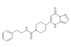 4-(7-keto-4H-pyrazolo[1,5-a]pyrimidin-5-yl)-N-phenethyl-piperidine-1-carboxamide