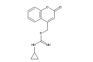Image of 1-cyclopropyl-2-[(2-ketochromen-4-yl)methyl]isothiourea