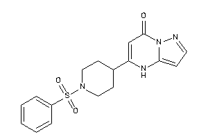 5-(1-besyl-4-piperidyl)-4H-pyrazolo[1,5-a]pyrimidin-7-one