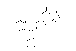 Image of 5-[[[phenyl(2-pyrimidyl)methyl]amino]methyl]-4H-pyrazolo[1,5-a]pyrimidin-7-one