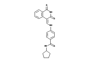 N-cyclopentyl-4-[(1,3-diketo-4-isoquinolylidene)methylamino]benzamide