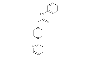 N-phenyl-2-[4-(2-pyridyl)piperazino]acetamide