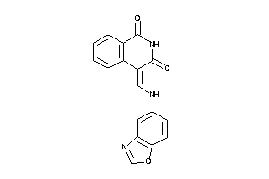 Image of 4-[(1,3-benzoxazol-5-ylamino)methylene]isoquinoline-1,3-quinone