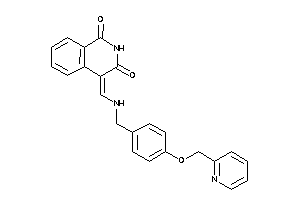 Image of 4-[[[4-(2-pyridylmethoxy)benzyl]amino]methylene]isoquinoline-1,3-quinone