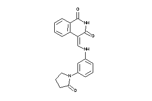 Image of 4-[[3-(2-ketopyrrolidino)anilino]methylene]isoquinoline-1,3-quinone