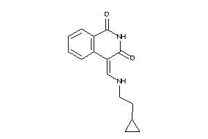 Image of 4-[(2-cyclopropylethylamino)methylene]isoquinoline-1,3-quinone