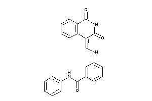 3-[(1,3-diketo-4-isoquinolylidene)methylamino]-N-phenyl-benzamide