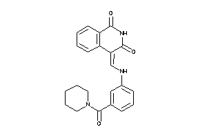 Image of 4-[[3-(piperidine-1-carbonyl)anilino]methylene]isoquinoline-1,3-quinone