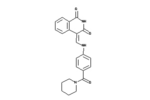 4-[[4-(piperidine-1-carbonyl)anilino]methylene]isoquinoline-1,3-quinone