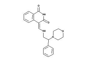 4-[[(2-morpholino-2-phenyl-ethyl)amino]methylene]isoquinoline-1,3-quinone
