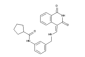 N-[3-[[(1,3-diketo-4-isoquinolylidene)methylamino]methyl]phenyl]cyclopentanecarboxamide