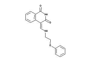 Image of 4-[(2-phenoxyethylamino)methylene]isoquinoline-1,3-quinone