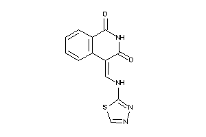 4-[(1,3,4-thiadiazol-2-ylamino)methylene]isoquinoline-1,3-quinone