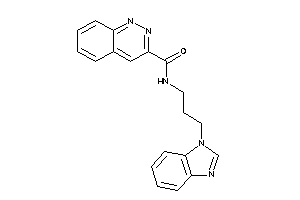 N-[3-(benzimidazol-1-yl)propyl]cinnoline-3-carboxamide